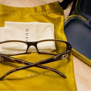 Gucci Brown Tortoiseshell Glasses